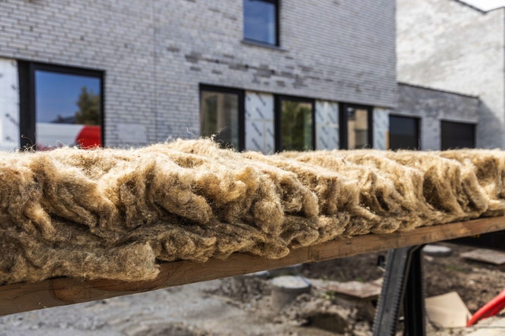l’isolation en laine de mouton sur chantier